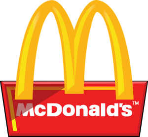 historia logo McDonald's - tło